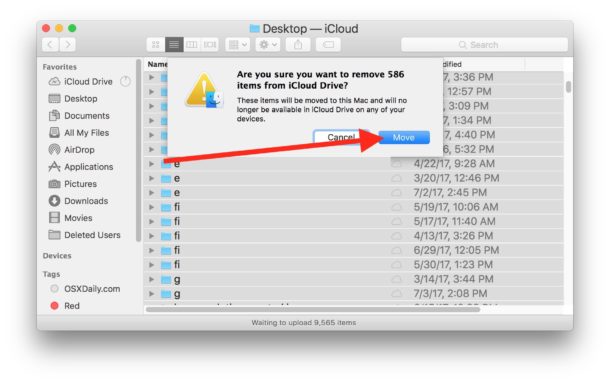 Using icloud drive on mac